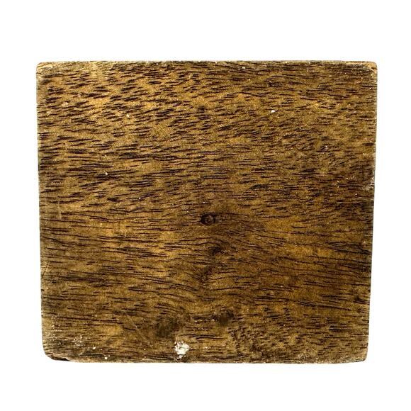 Hand Carved Wooden Madonna Tall 15" Vintage Statue - Picture 7 of 7